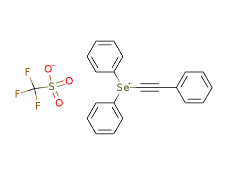 diphenyl(phenylethynyl)selenium trifluoromethanesulfonate