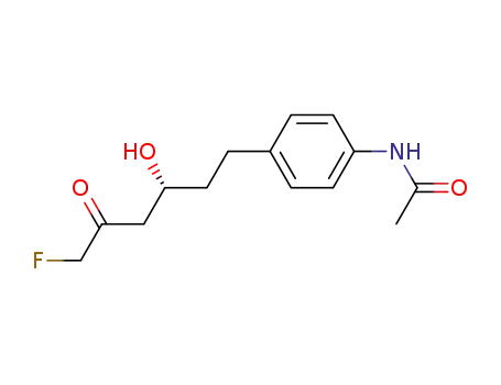N-[4-((R)-6-Fluoro-3-hydroxy-5-oxo-hexyl)-phenyl]-acetamide