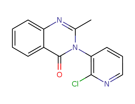 Molecular Structure of 20091-81-0 (2-methyl-3-(2'-chloropyrid-3'-yl)quinazolin-4-one)