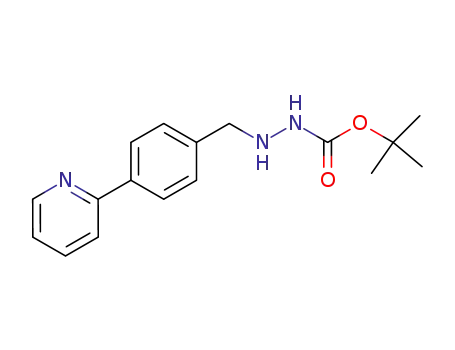 Molecular Structure of 198904-85-7 (tert-Butyl 2-(4-(pyridin-2-yl)benzyl)hydrazinecarboxylate)