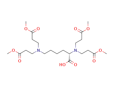 N,N'-tetrakis(methoxycarbonylethyl)-L-lysine