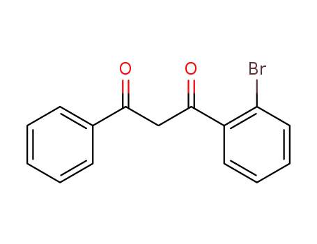 Molecular Structure of 36081-80-8 (1,3-Propanedione, 1-(2-bromophenyl)-3-phenyl-)