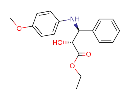 (2R*,3S*)-ethyl 3-(4-methoxyphenylamino)-2-hydroxy-3-phenylpropanoate