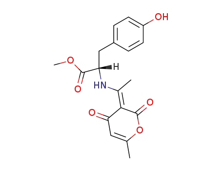 N-[1-(6-Methyl-2,4-dioxo-3,4-dihydro-2H-pyran-3-ylidene)ethyl]-L-tyrosine methyl ester