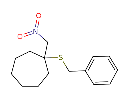 1-benzylthio-1-nitromethylcycloheptane