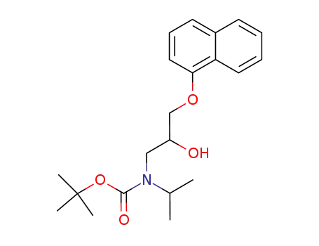 rac-N-tert-Butoxycarbonyl-N-isopropyl-N-[2-hydroxy-3-(1-naphthyloxy)propyl]amine