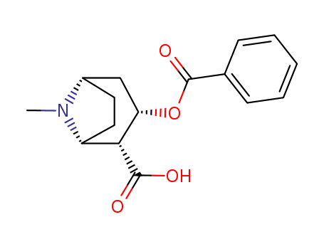 8-Azabicyclo[3.2.1]octane-2-carboxylicacid, 3-(benzoyloxy)-8-methyl-, (1R,2R,3S,5S)-(519-09-5)