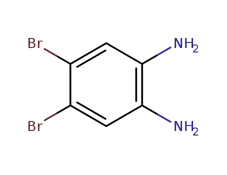 Molecular Structure of 49764-63-8 (4,5-DibroMo-1,2-phenylenediaMine)