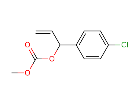 Molecular Structure of 496789-08-3 (Carbonic acid, 1-(4-chlorophenyl)-2-propenyl methyl ester)