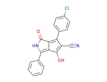 6-(p-chlorophenyl)-5-cyano-4-hydroxy-3-phenyl-2H-cyclopenta[c]pyrrol-1-one