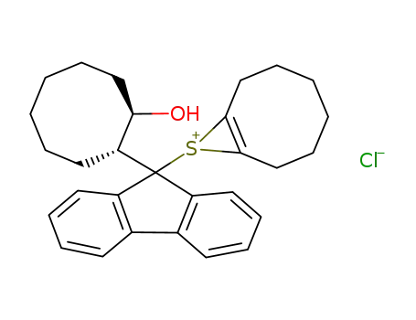 9-[9-((1R,2R)-2-Hydroxy-cyclooctyl)-9H-fluoren-9-yl]-9-thionia-bicyclo[6.1.0]non-1(8)-ene; chloride