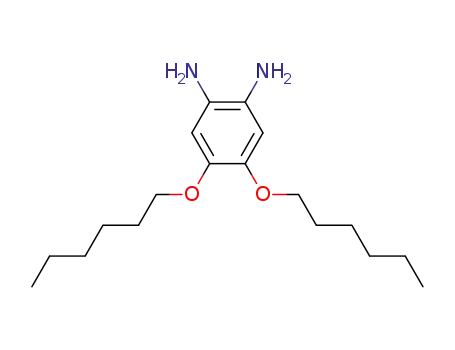 Molecular Structure of 86723-21-9 (1,2-Benzenediamine, 4,5-bis(hexyloxy)-)