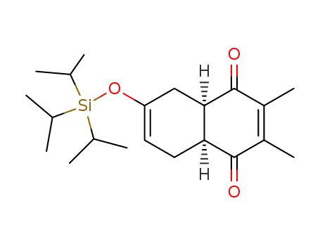(4αR,8aS)-2,3-dimethyl-6-(triisopropyl-silanyloxy)-4a,5,8,8a-tetrahydro-[1,4]naphthoquinone