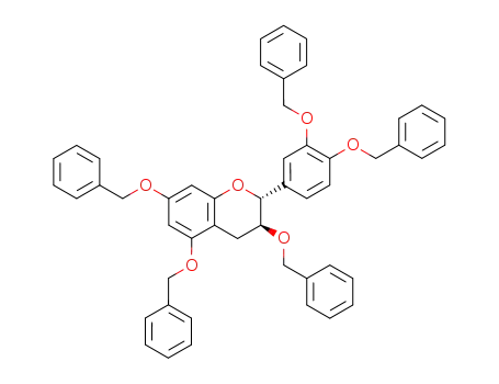 (2R-TRANS)-2-[3,4-BIS(PHENYLMETHOXY)PHENYL]-3,4-DIHYDRO-3,5,7-TRIS(PHENYLMETHOXY)-2H-1-BENZOPYRAN