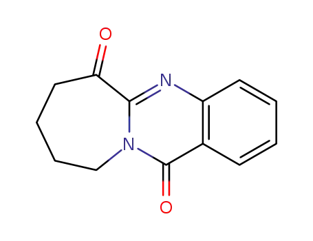 Molecular Structure of 571172-21-9 (Azepino[2,1-b]quinazoline-6,12-dione, 7,8,9,10-tetrahydro-)