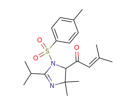 1-[2-isopropyl-5,5-dimethyl-3-(toluene-4-sulfonyl)-4,5-dihydro-3H-imidazol-4-yl]-3-methyl-but-2-en-1-one