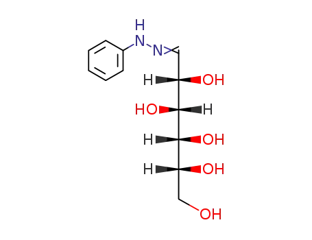 Molecular Structure of 3713-25-5 (D-GLUCOSE PHENYLHYDRAZONE)