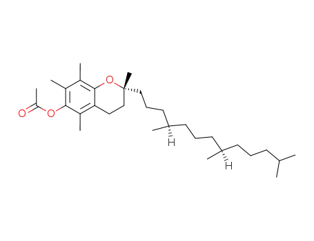 2H-1-Benzopyran-6-ol,3,4-dihydro-2,5,7,8-tetramethyl-2-[(4R,8R)-4,8,12-trimethyltridecyl]-,6-acetate, (2R)-