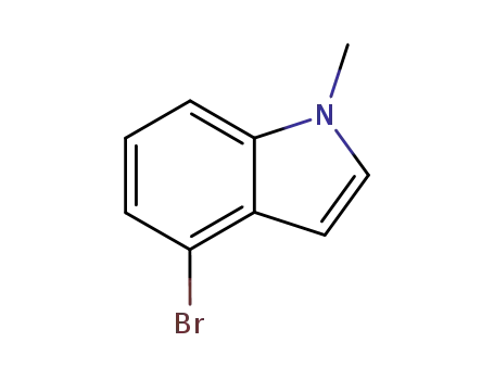 Molecular Structure of 590417-55-3 (4-BROMO-1-METHYL-1H-INDOLE)