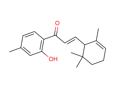 (E)-1-(2-Hydroxy-4-methyl-phenyl)-3-(2,6,6-trimethyl-cyclohex-2-enyl)-propenone