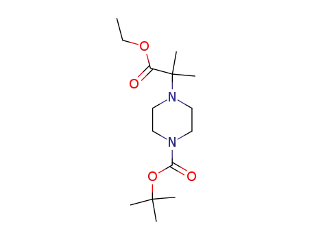 4-(1-ethoxy-2-methyl-1-oxopropan-2-yl)piperazine-1-carboxylic acid tert-butyl ester