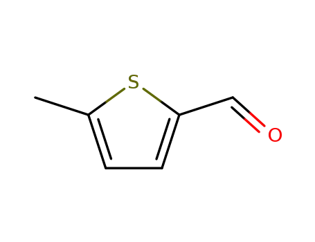 Molecular Structure of 13679-70-4 (2-Thiophenecarboxaldehyde,5-methyl-)