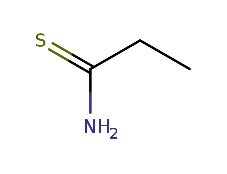 Molecular Structure of 631-58-3 (Thiopropionamide)