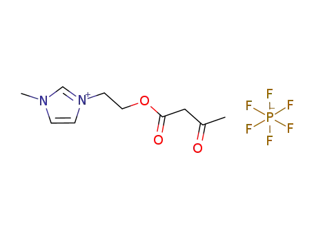 1-[2-(acetoacetyloxy)ethyl]-3-methylimidazolium hexafluorophosphate