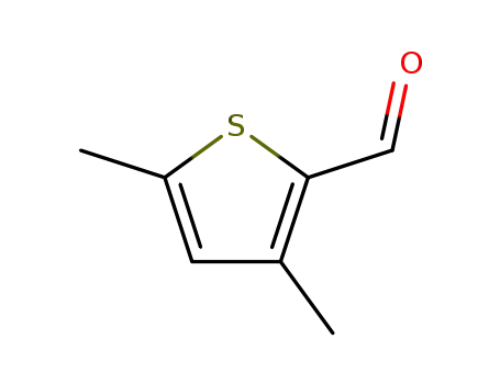 Molecular Structure of 85895-83-6 (3,5-dimethylthiophene-2-carbaldehyde)