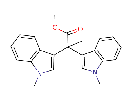 methyl 2,2-bis(1-methyl-1H-indol-3-yl)propanoate