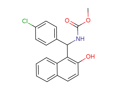 methyl N-(4-chlorophenyl)(2-hydroxynaphthalen-1-yl)methyl carbamate