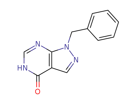1,5-Dihydro-1-(phenylmethyl)-4H-pyrazolo[3,4-d]pyrimidin-4-one
