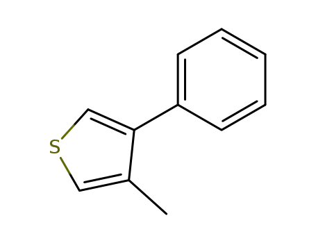 Molecular Structure of 16939-15-4 (Thiophene, 3-methyl-4-phenyl-)