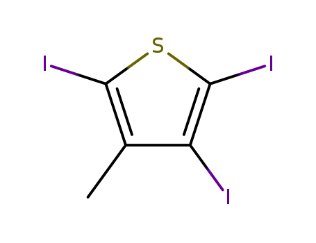 2,3,5-Triiodo-4-methyl-thiophene