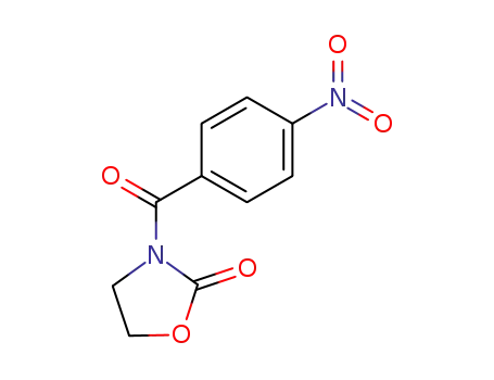 Molecular Structure of 25393-54-8 (3-(4-nitrobenzoyl)-1,3-oxazolidin-2-one)