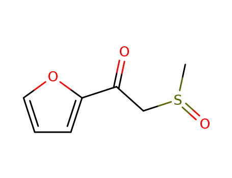 Molecular Structure of 2891-96-5 (1-(furan-2-yl)-2-(methylsulfinyl)ethanone)