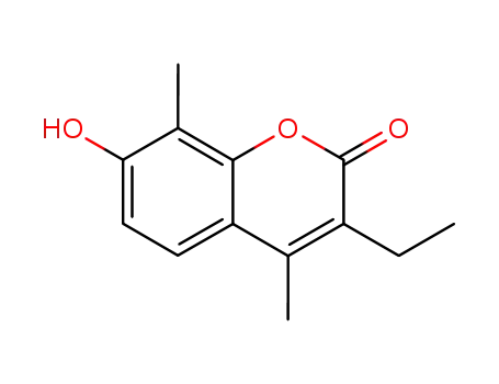 3-ethyl-7-hydroxy-4,8-dimethyl-2H-1-benzopyran-2-one