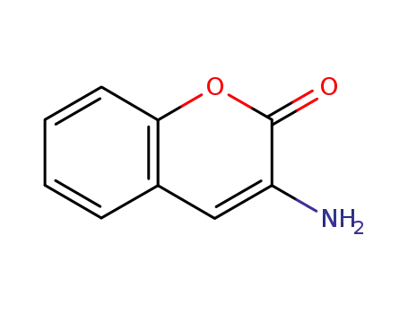 Molecular Structure of 1635-31-0 (3-AMINOCOUMARIN)