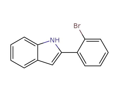 Molecular Structure of 88207-45-8 (2-(2-BROMOPHENYL)-1H-INDOLE)