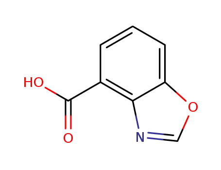 Molecular Structure of 208772-23-0 (4-Benzoxazolecarboxylic acid)
