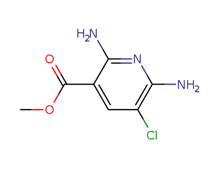3-Pyridinecarboxylic acid, 2,6-diamino-5-chloro-, methyl ester