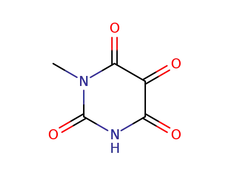 Molecular Structure of 2757-83-7 (1-methylpyrimidine-2,4,5,6(1H,3H)-tetrone)