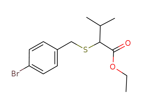 (4-bromophen-yl-4-methylsulfanyl)-3-methylbutanoic acid ethyl ester