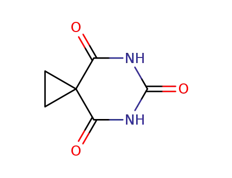 Molecular Structure of 6947-77-9 (5,7-Diazaspiro[2.5]octane-4,6,8-trione)
