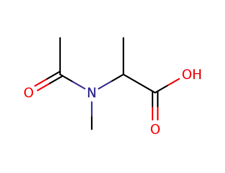 Molecular Structure of 70717-18-9 (DL-Alanine, N-acetyl-N-methyl-)