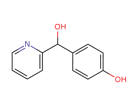 Molecular Structure of 33455-95-7 (2-Pyridinemethanol, a-(4-hydroxyphenyl)-)