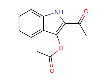 2-Acetyl-1H-indol-3-yl-acetat