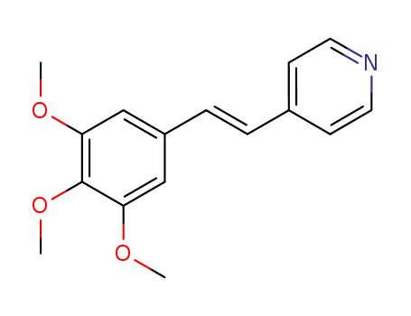 Pyridine, 4-[2-(3,4,5-trimethoxyphenyl)ethenyl]-, (E)-