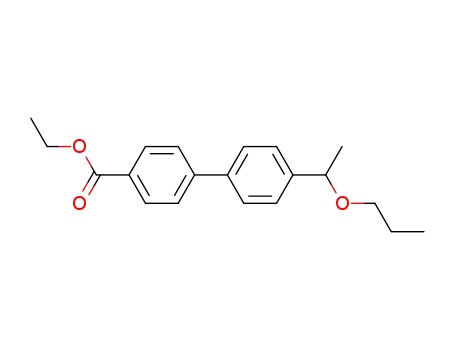 (+)-ethyl 4'-(1-propoxyethyl)-4-biphenylcarboxylate