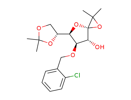 5,6-di-O-isopropylidene-3-O-(2'-chlorobenzyl)-α-D-glucofuranose